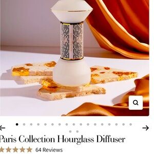 Aroma360 Paris Collection Diffuser. 
Dimensions: 7” x 4.5